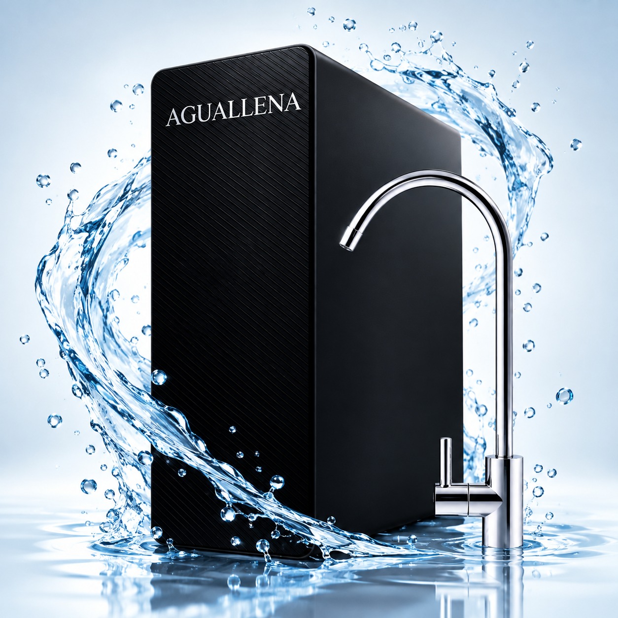 Ósmosis de flujo directo Aguallena con agua